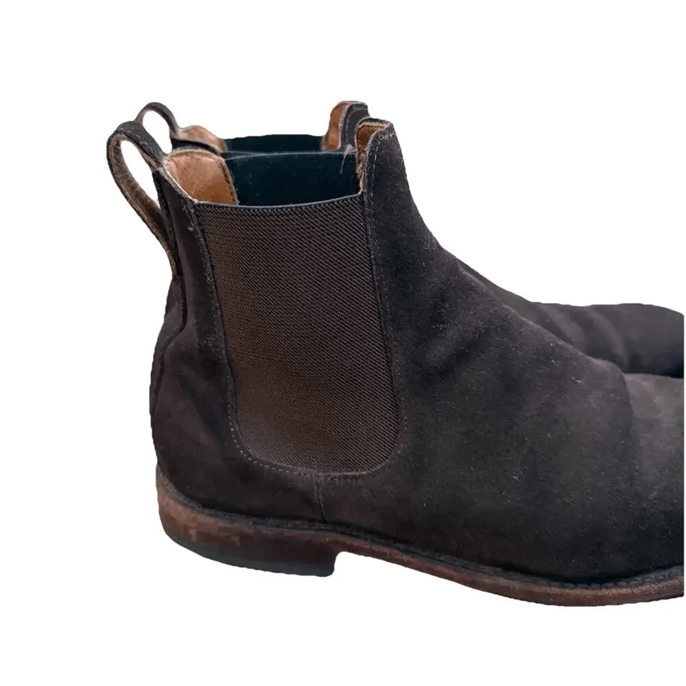 Allen Edmonds Liverpool Chelsea Dress Men’s Boots Brown Suede Size 9